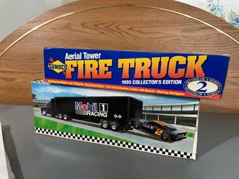 Mobil Race Car Carrier - Sunoco 1995 Firetruck