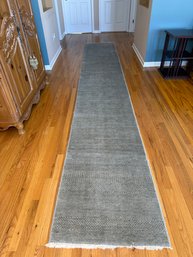 Beautiful Flatweave Sixteen Foot Rug Runner