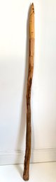 Kenny Goodman Hand Carved Spartan Spear  (Height: 53 Inches)