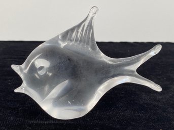 Glass Fish Paperweight