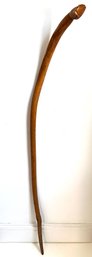 Kenny Goodman Hand Carved Serpent Staff (Height: 54 Inches)