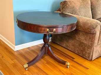 Vintage Stickley Furniture Duncan Phyfe Style Drum Table