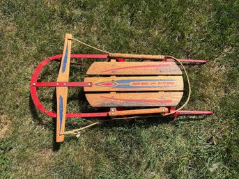 Mid Century Sears Wooden Sled