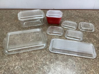 Vintage Refrigerator Dishes With Lids