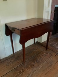 Drop Leaf Table With Drawer