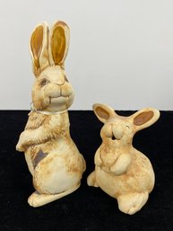 Vintage Rabbit Statues