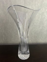 Crystal Flared Vase