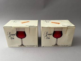 Two Boxes Of Wine Glasses