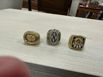 Exact Replicas Of Super Bowl Rings