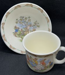 Vintage 1936 ROYAL DOULTON 'Bunnykins' Bowl And Mug