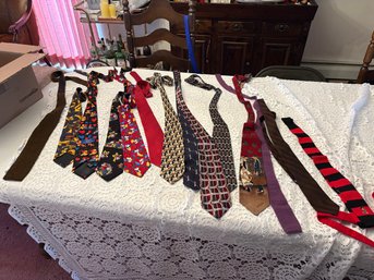 Group Of Vintage Ties For Men