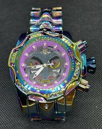 Men's Limited Edition D.C. Comics INVICTA JOKER RESERVE Chronograph- Never Worn