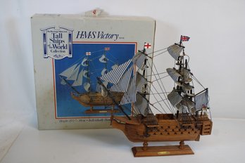 Heritage Mint Tall Ships Of The World Collection H. M. S. Victory In Original Box