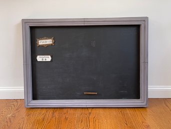 Magnetic Chalkboard Zinc Rectangular Message Board