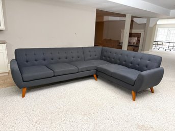Slate Color 2 Pc Sectional