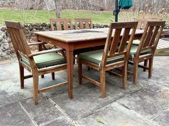 Restoration Hardware Outdoor Dining Set - Needs TLC
