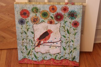 24 By 24 Bird Stretched Canvas