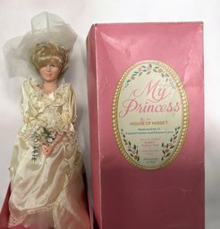 House Of Nisbet My Princess #3160 – 16' Princess Diana Wedding Dress Doll W/ Original Box & Booklet