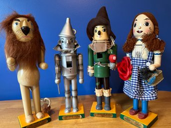 Turner Entertainment Wizard Of Oz Nutcrackers - Vintage Kurt Adler Early 1990's Or Earlier