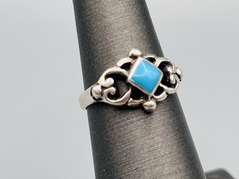 Sterling Silver & Turquoise Ring