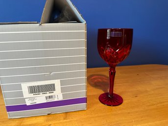 Marquis By Waterford Brookside AP Wine Glasses Set Of Six Red