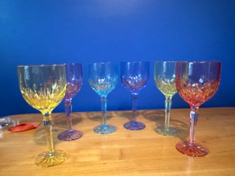 Marquis By Waterford Brookside AP Wine Set 6 - Pastels In Box