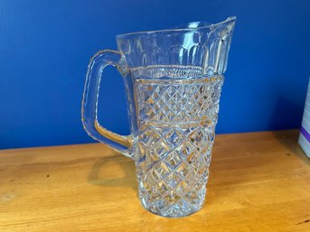 Marquis By Waterford Large Diamond Pitcher W/ Box
