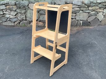 A Montessori Happy Tower - Convertible Toddler Step Stool