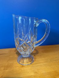 Marquis By Waterford Florenz Footed Pitcher 9 1/2' W/ Box