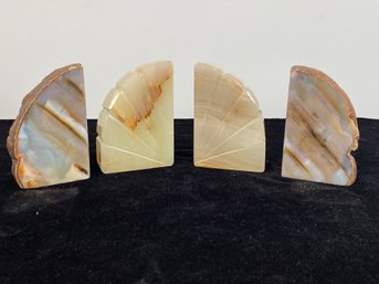 Stone Figurine Bookends Collection