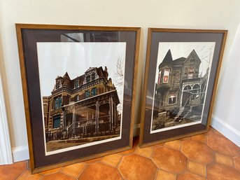 Pair Of Signed Prints