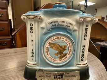 Beam Bourbon - Pearl Harbor Survivors Association Decanter