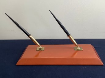 Vintage Sheaffer Brand 14k Desk Pen Set