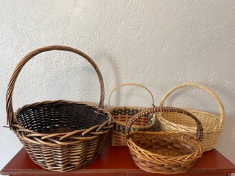 Assorted Wicker Baskets