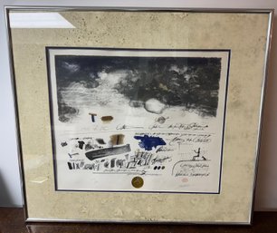 Framed Steinber Lithograph Pencil Signed