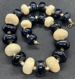 Vintage Chunky Bead Runway Choker Necklace