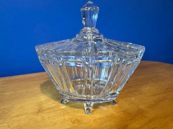 Waterford Footed Lidded Candy Bowl No Box