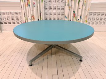 A 43 Inch Oval Table