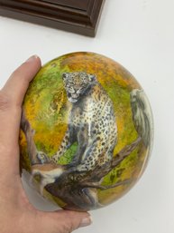 Painted Ostrich Egg