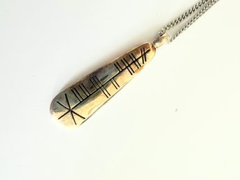 Irish Good Luck Necklace- Silver