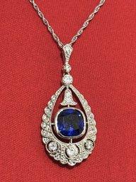 Bette Davis' Sterling Necklace & Pendant-See Description And All Photos