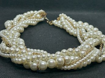 Vintage Multi-strand Statement Choker Necklace