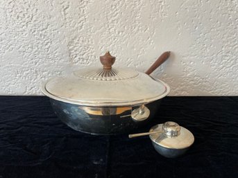 Set Of Vintage Danish Covered Entree Dishes