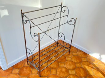 Charlston Forge Towel Rack In Heavy Iron