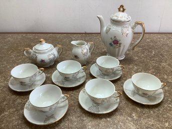 Bavaria Mini Tea Set Gold/white