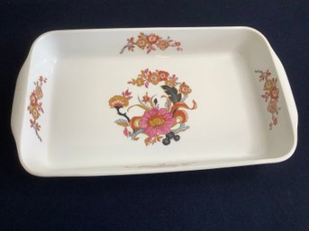Vintage 'Maison Buffet' By Shafford Floral Lasagna Pan Made In Italy
