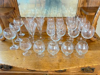 Lot Of Assorted Glassware
