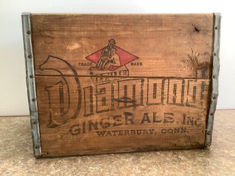 Diamond Ginger Ale Inc Wooden Crate
