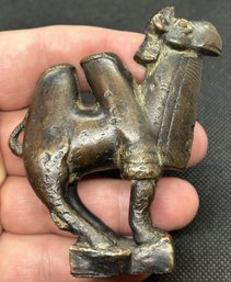 Scarce Original Ca. 1953 Solid Bronze Metropolitan Musem Of Art Bactrian Camel Figure
