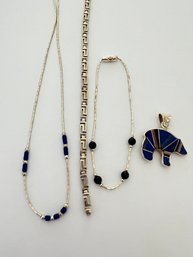 Lot Of Native American Sterling Silver Jewelry